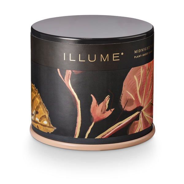 illume Midnight Pumpkin Vanity Tin Candle