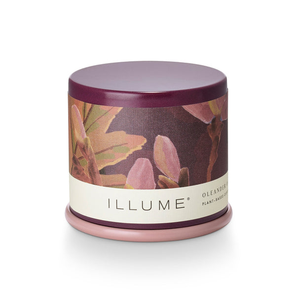 illume Oleander Oak Demi Vanity Tin Candle