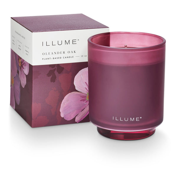 illume Oleander Oak Refillable Boxed Glass Candle
