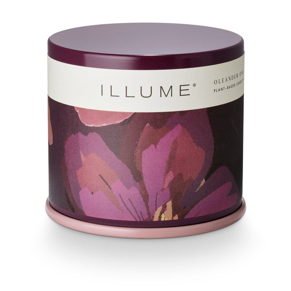 illume Oleander Oak Vanity Tin Candle
