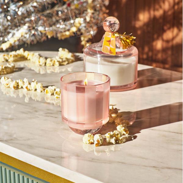 Illume Popcorn Garland Sparkle Lidded Tin Candle