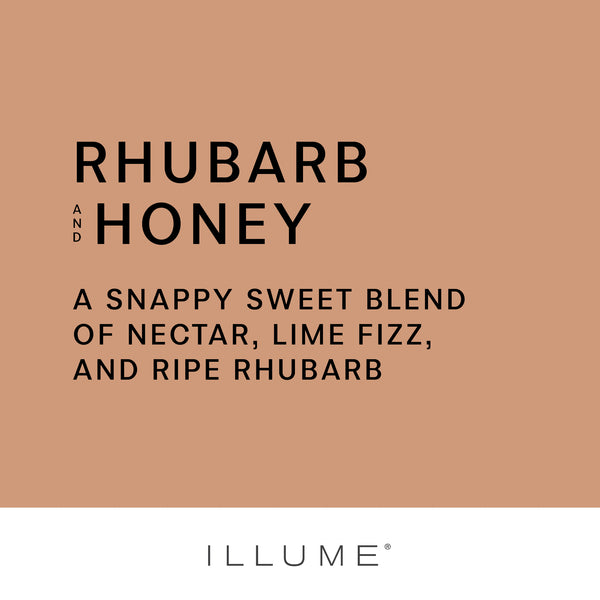Illume Rhubarb And Honey Cork Tin Candle