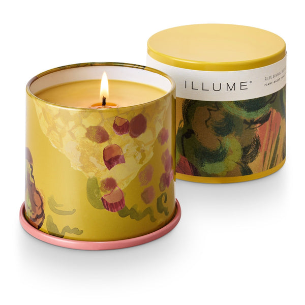 Illume Rhubarb Honey Vanity Tin Candle