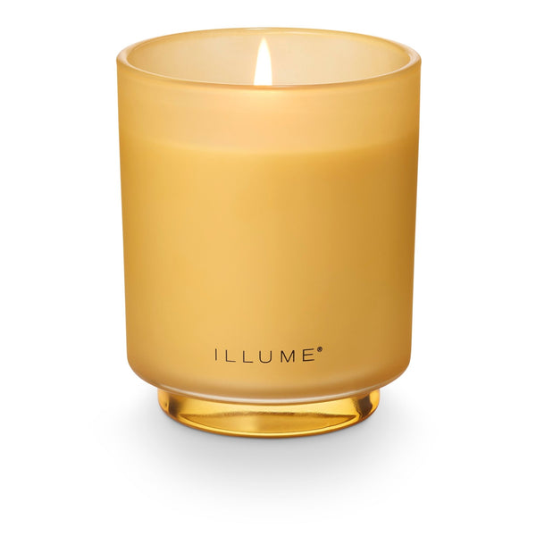 Illume Santal Birch Refillable Boxed Glass Candle