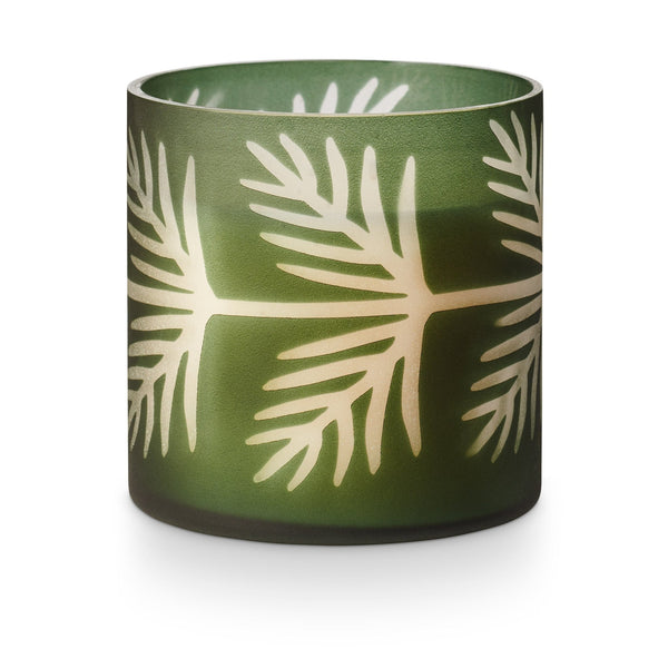 illume Sequoia Spruce Pine Glass Candle