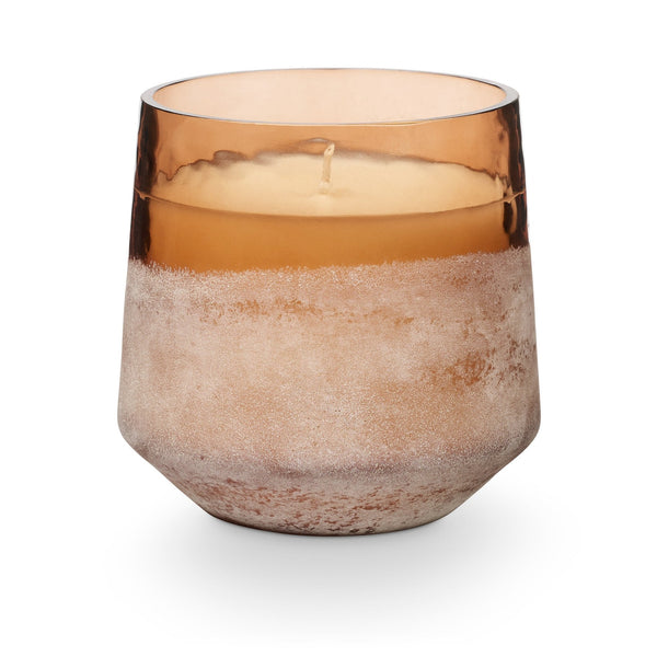 illume Terra Tabac Baltic Glass Candle