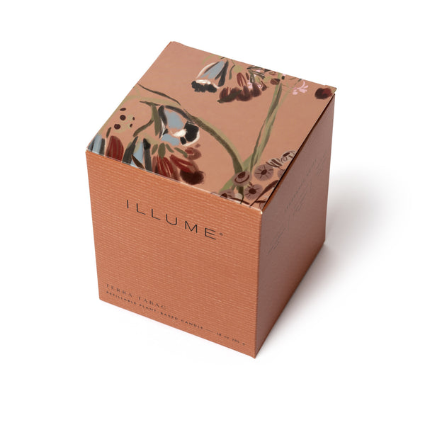 Illume Terra Tabac Boxed Glass Candle