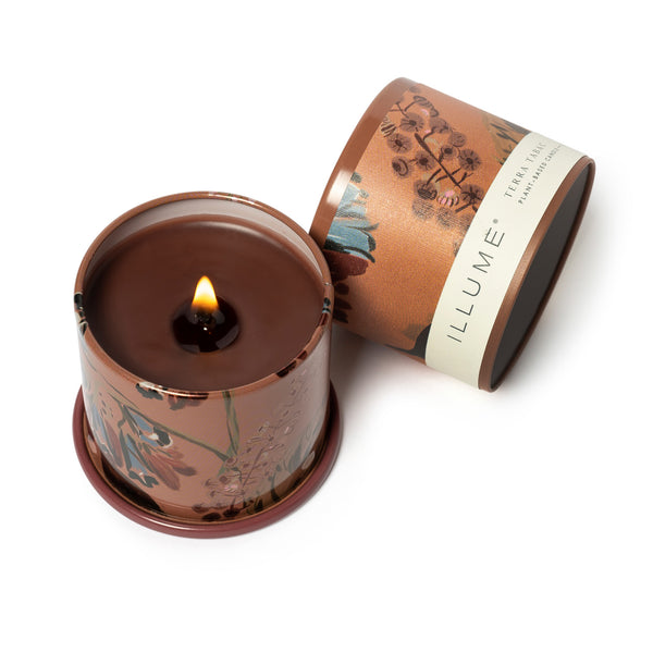 Illume Terra Tabac Demi Vanity Tin Candle