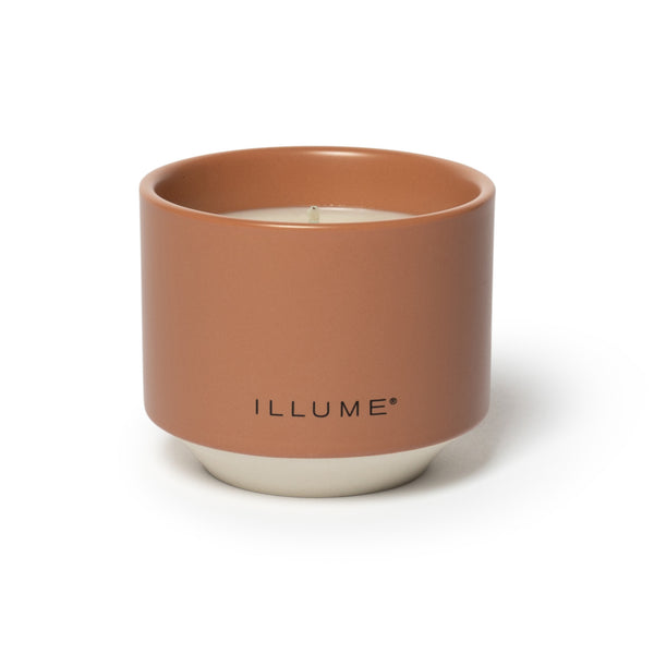 illume Terra Tabac Matte Ceramic Candle