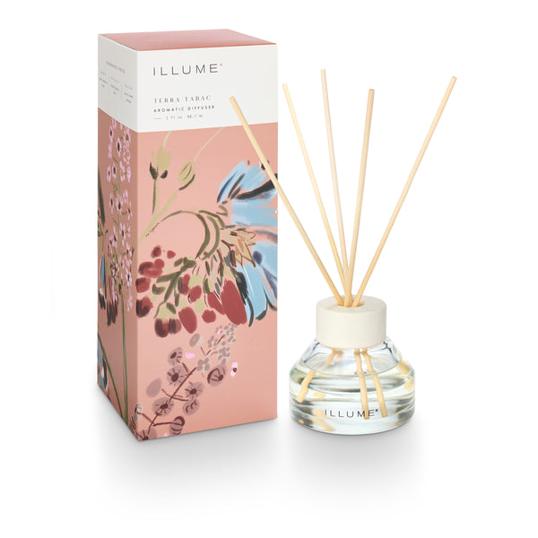 illume Terra Tabac Refillable Aromatic Diffuser