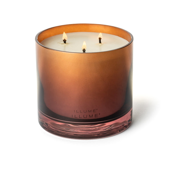 Illume Terra Tabac Statement Glass Candle