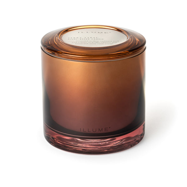 illume Terra Tabac Statement Glass Candle