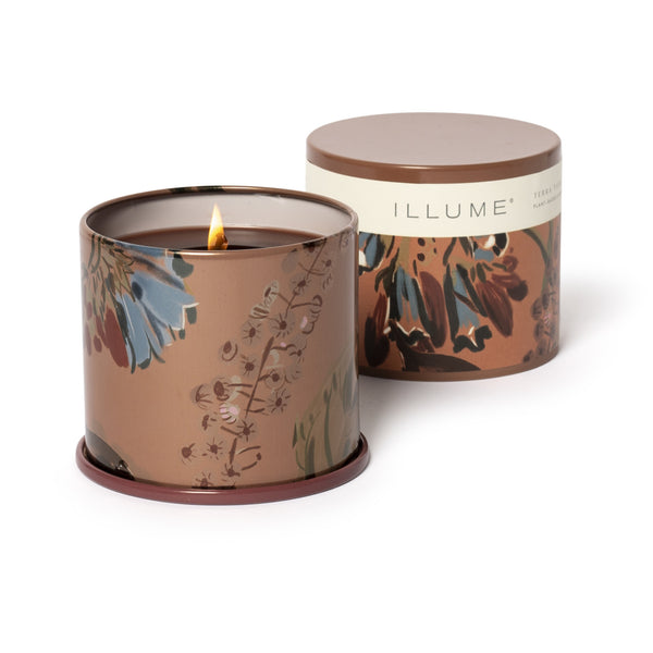Illume Terra Tabac Vanity Tin Candle
