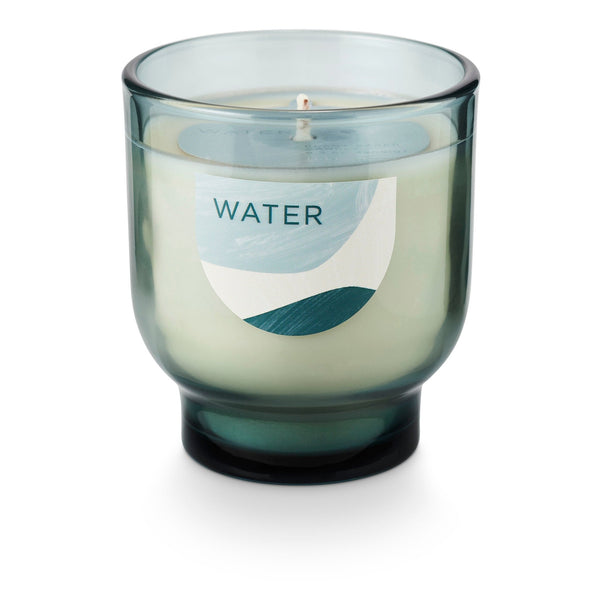 illume Water Element Glass Candle