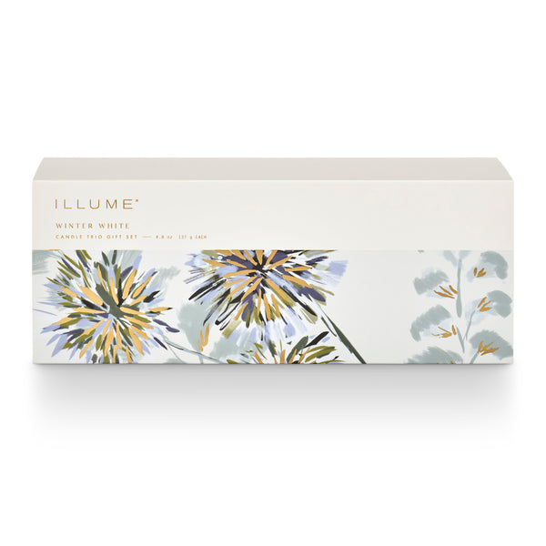 Illume Winter White Candle Trio Gift Set
