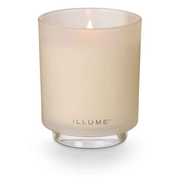 Illume Winter White Refillable Boxed Glass Candle
