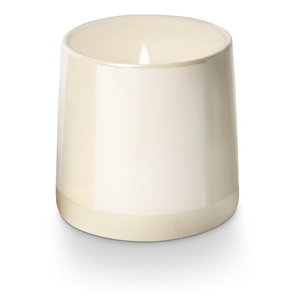 Illume Winter White Shine Ceramic Candle
