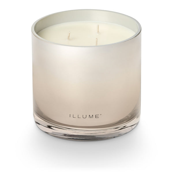 Illume Winter White Statement Glass Candle
