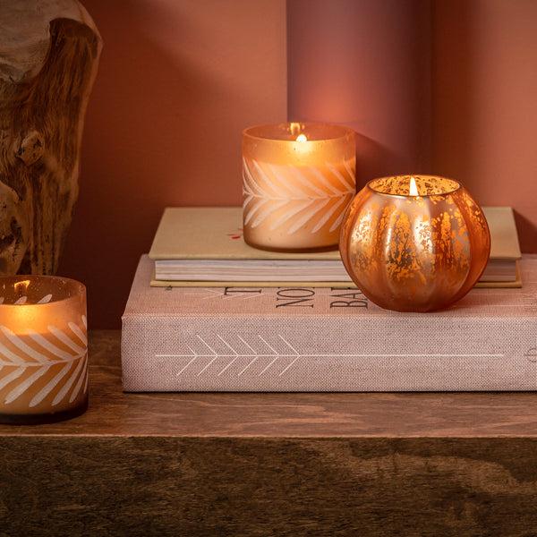 Illume Woodfire Mercury Pumpkin Candle