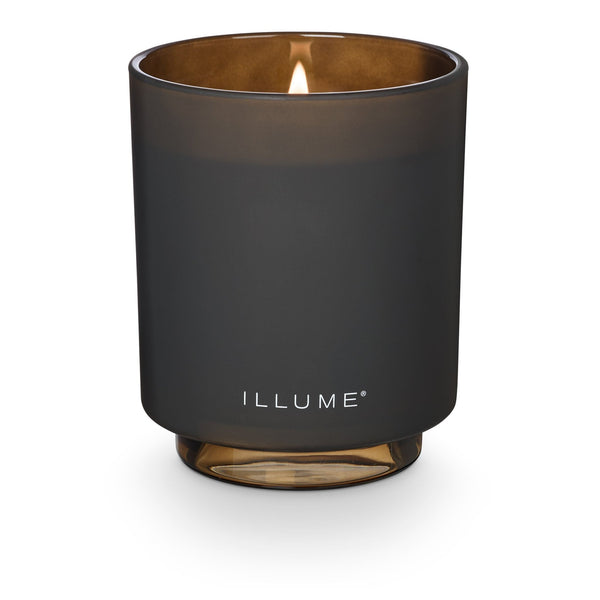 Illume Woodfire Refillable Boxed Glass Candle
