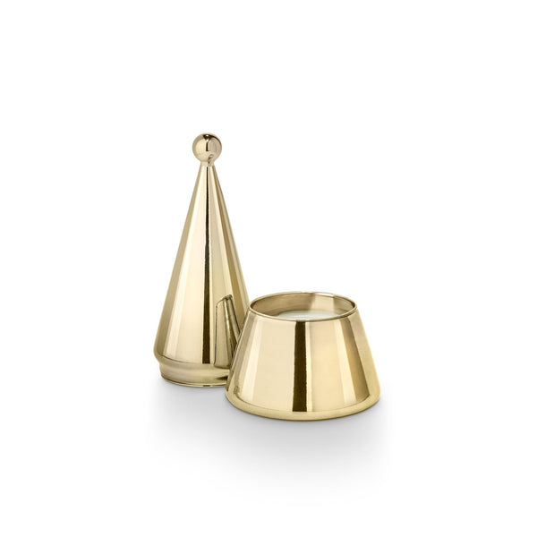 Illume Woodfire Small High Shine Tree Candle