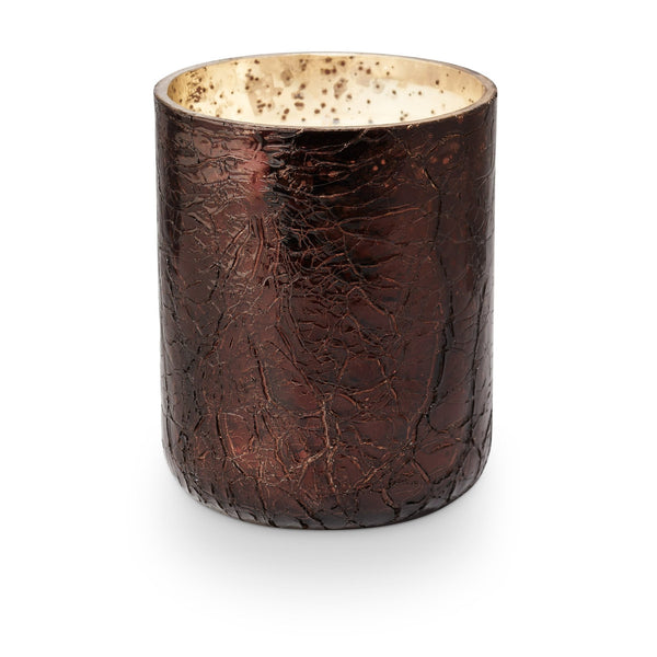 Illume Midnight Pumpkin Small Boxed Crackle Glass Candle