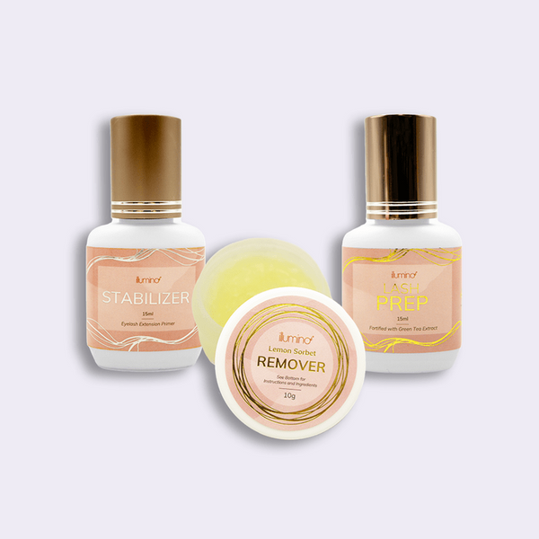 illumino TRIFECTA LASH PREP AND REMOVAL KIT