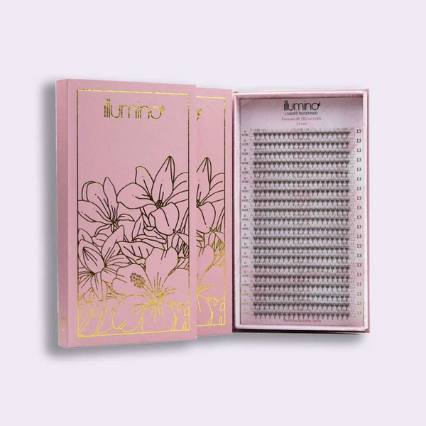 illumino SINGLE LENGTH VOLUME FAN LASHES | 8D XL TRAYS