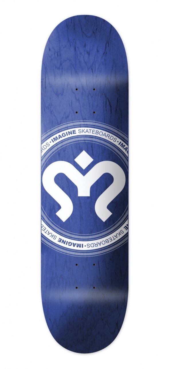 Imagine Skateboards Imagine Deck Medallion White Assorted