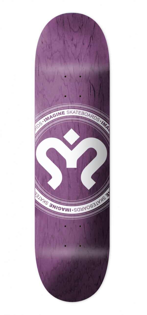Imagine Skateboards Imagine Deck Medallion White Assorted