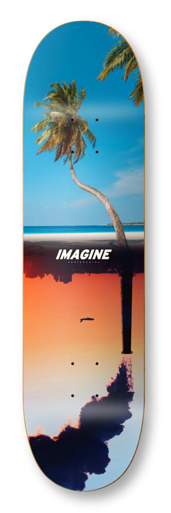 Imagine Skateboards Imagine Deck Nature Vs Pollution