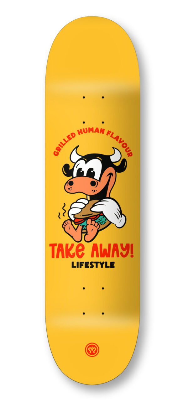 imagine skateboards imagine deck take away grilled human flavour