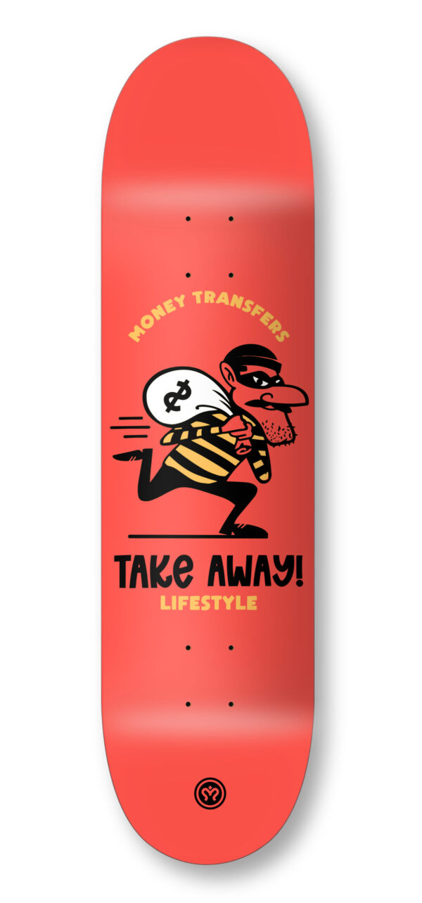 Imagine Skateboards Imagine Deck Take Away Money Transfers
