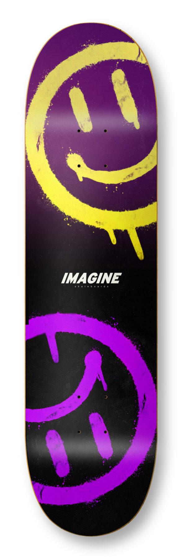 Imagine Skateboards Imagine Deck Happy Vs Sad