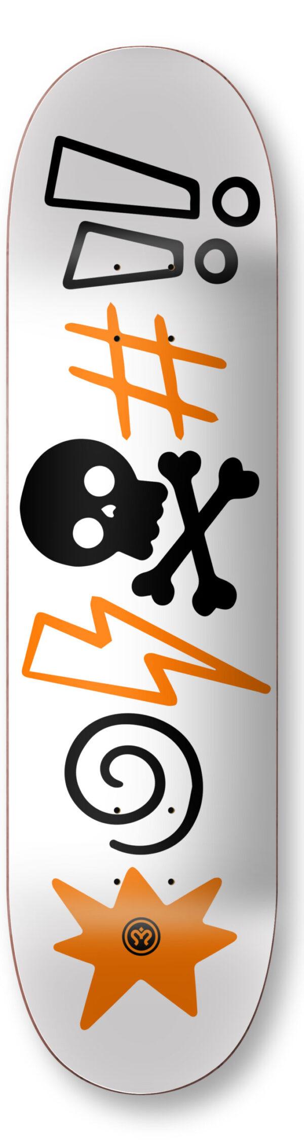 imagine skateboards imagine deck insult white
