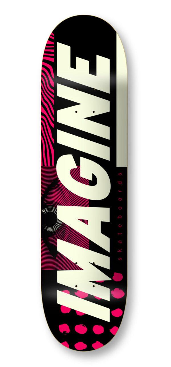 imagine skateboards imagine deck name fuchsia