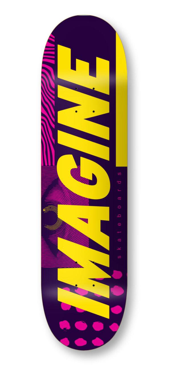 imagine skateboards imagine deck name pink