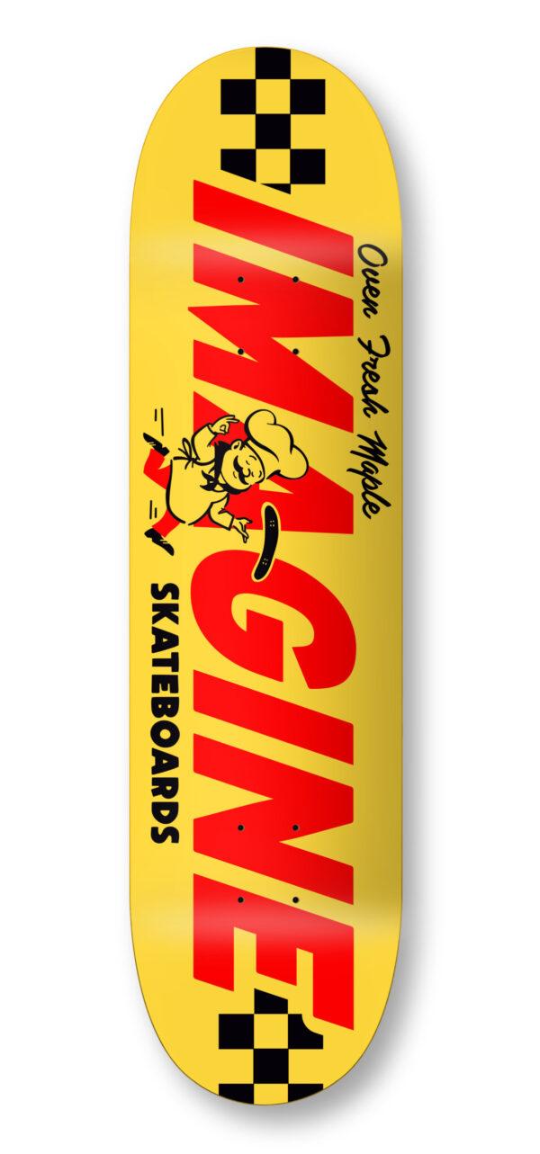 Imagine Skateboards Imagine Deck Pizzabox Yellow