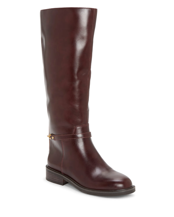 Imagine Vince Camuto Adria Wide Calf Knee High Boot Rich Mahogany