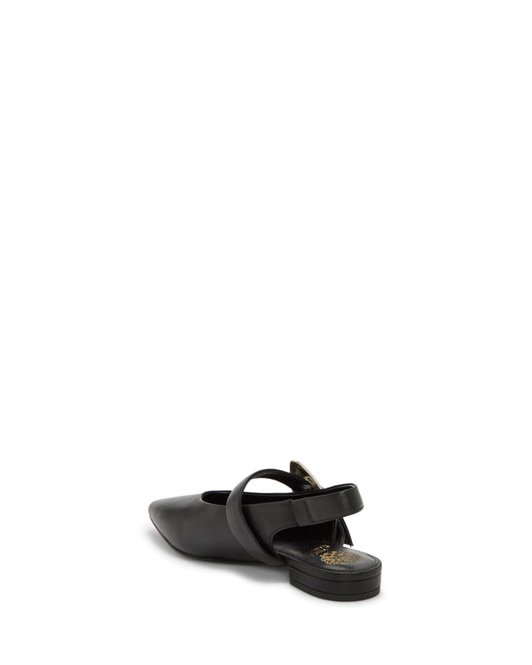 Imagine Vince Camuto Amoret Buckle Slingback Mule Black