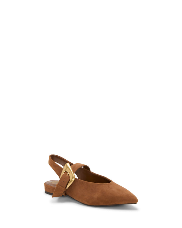 Imagine Vince Camuto Amoret Buckle Slingback Mule Burnt Sugar