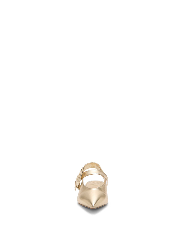 Imagine Vince Camuto Amoret Buckle Slingback Mule Egyptian Gold