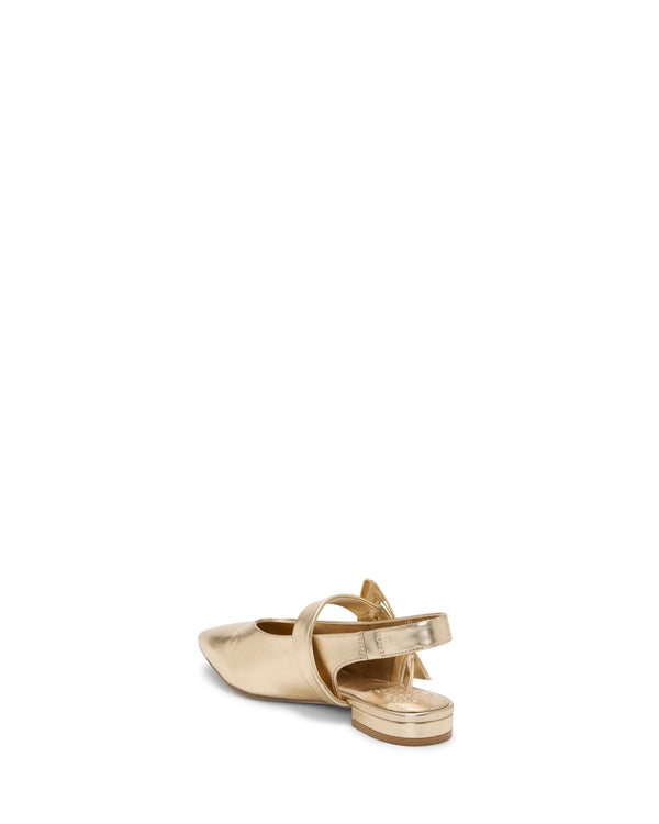 Imagine Vince Camuto Amoret Buckle Slingback Mule Egyptian Gold