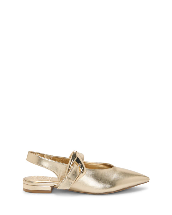 imagine vince camuto Amoret Buckle Slingback Mule Egyptian Gold