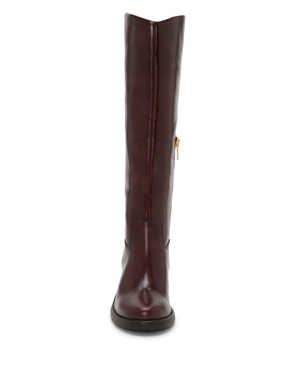 Imagine Vince Camuto Amree Extra Wide Calf Knee High Boot Rich Mahogany