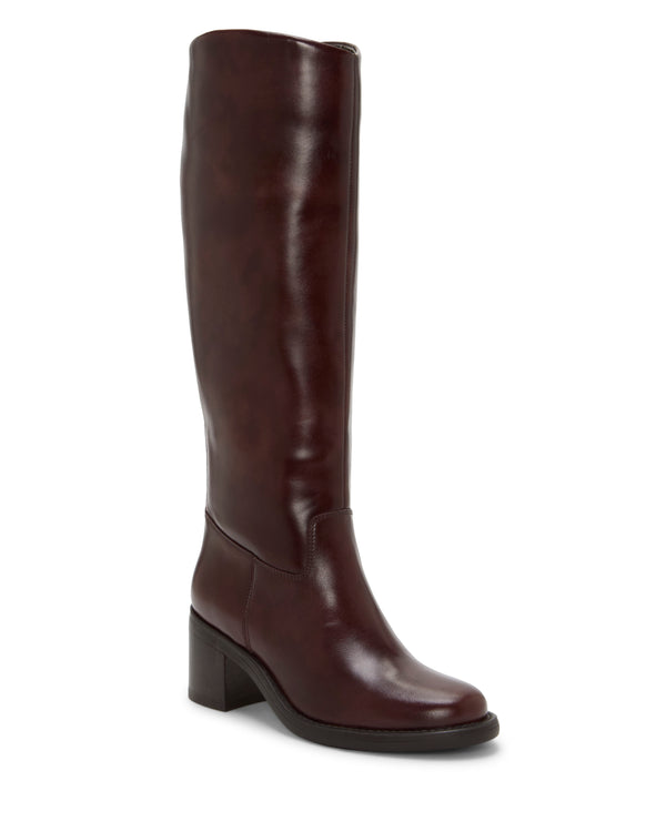 Imagine Vince Camuto Amree Wide Calf Knee High Boot Rich Mahogany