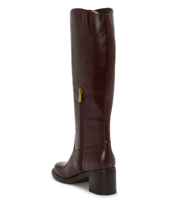 Imagine Vince Camuto Amree Wide Calf Knee High Boot Rich Mahogany