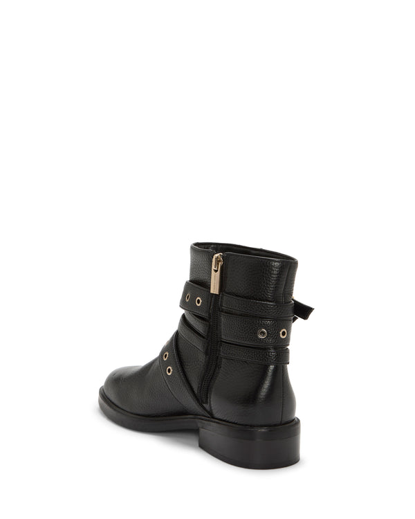 Imagine Vince Camuto Arielle Multi-Buckle Moto Bootie Black