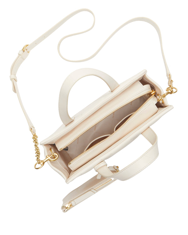 Imagine Vince Camuto Barry Small Tote Bag Warm Vanilla