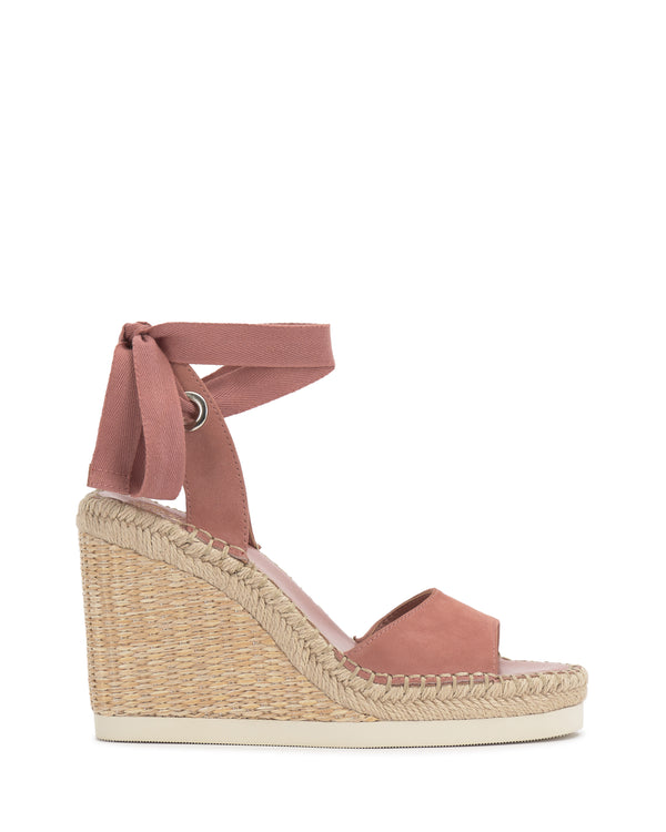 Imagine Vince Camuto Bendsen Wedge Sandal Dark Pale Pink